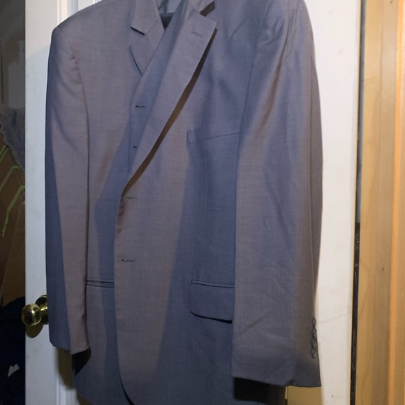 Alfred sung gray suit jacket vest & pants 48 regular 43 waist - Picture 8 of 9
